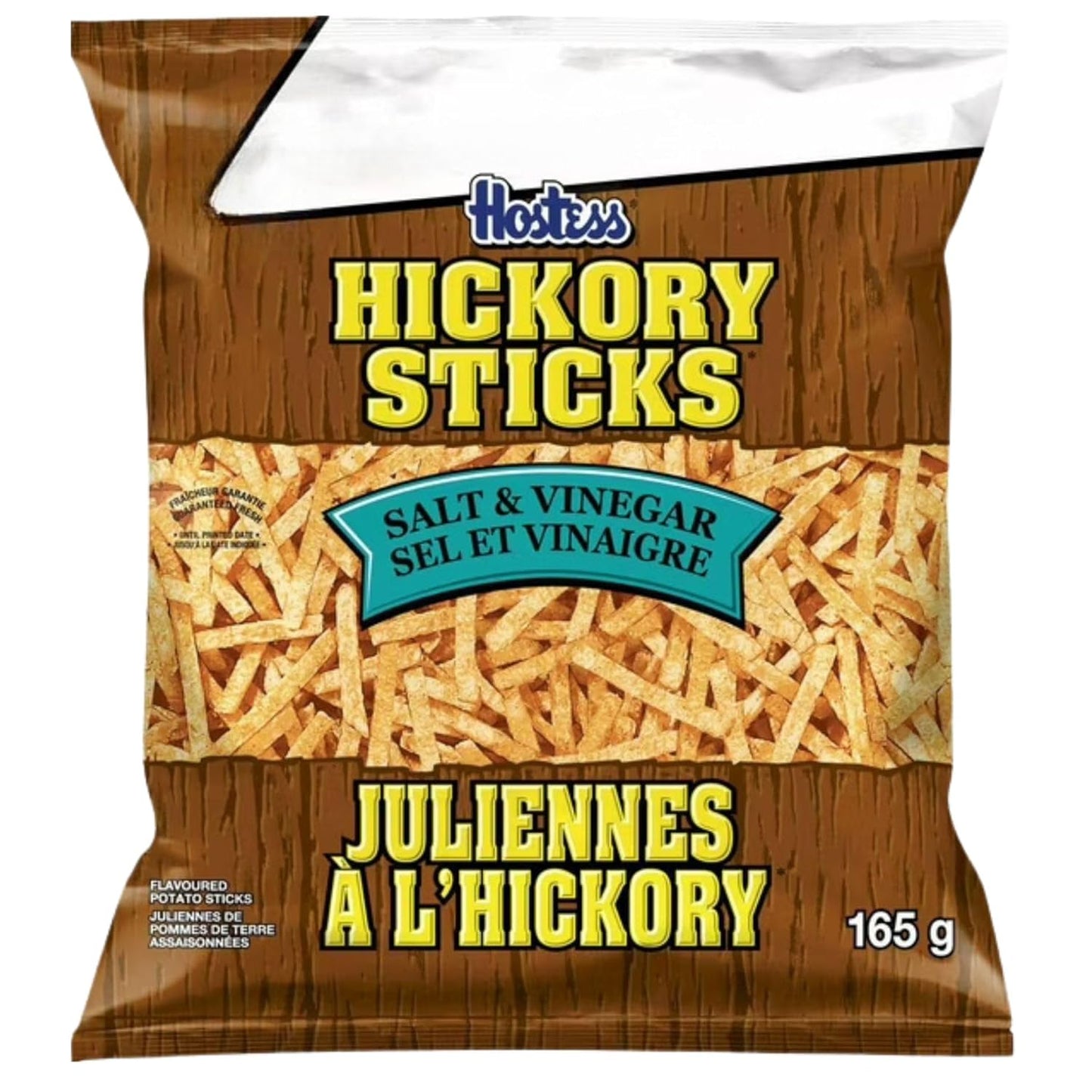 Hostess Hickory Sticks Salt & Vinegar Potato Sticks, 165g/5.8oz (Shipped from Canada)