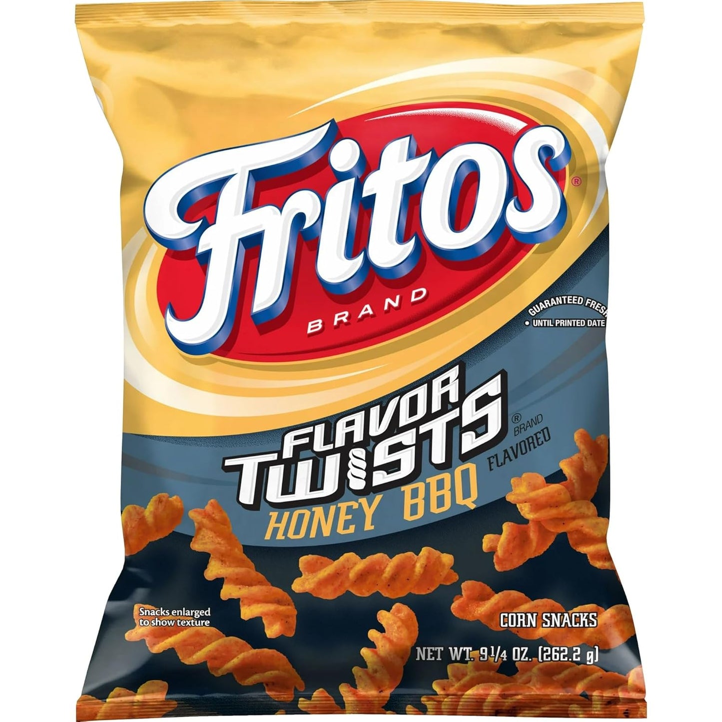 Fritos Flavor Twists Honey BBQ Flavor Corn Snacks, 262g/9.2oz (Shipped from Canada)