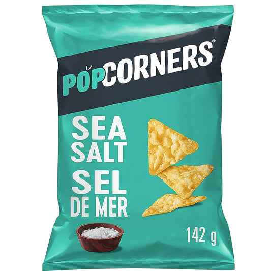 PopCorners Sea Salt Popped-Corn Chips 142g/5oz (Shipped from Canada)