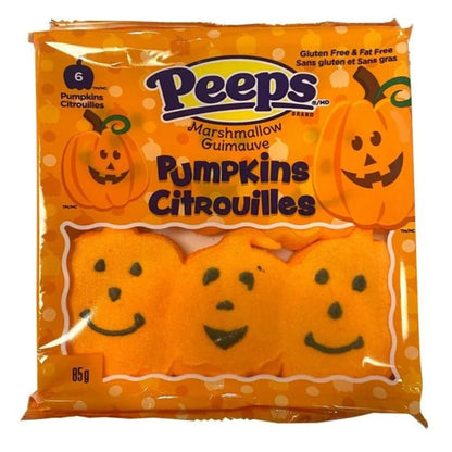 Peeps Halloween Marshmallow Pumpkins 6ct, 85g/3 oz (Shipped from Canada)