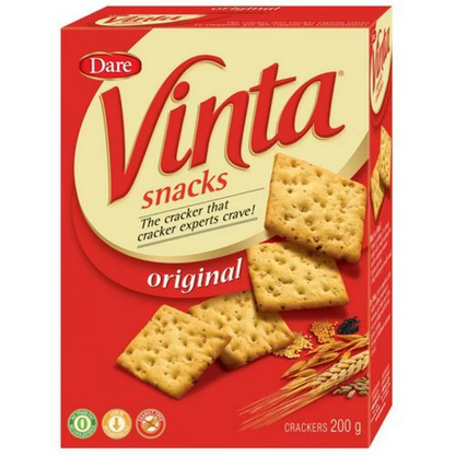 Dare Vinta Snacks Original Crackers 200g/7oz (Shipped from Canada)