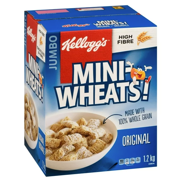 Kellogg's Mini Wheats Original Cereal Jumbo