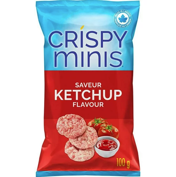 Quaker Crispy Minis Ketchup 100g/3.52oz (Shipped from Canada)