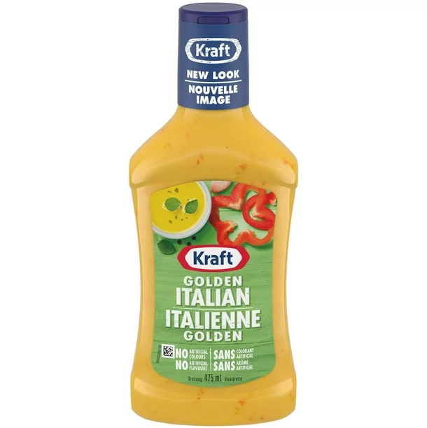 Kraft Golden Italian Salad Dressing 475ml/16oz (Shipped from Canada)