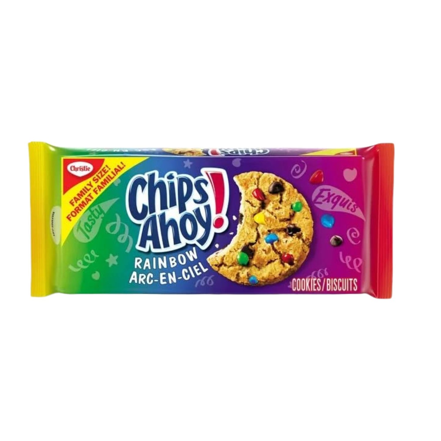 Chips Ahoy Rainbow Chocolate Family Size 1