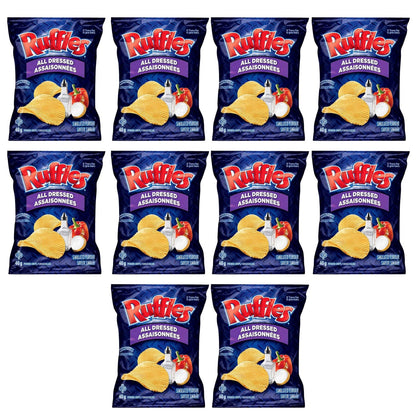 Ruffles All Dressed Chips Snack Bag, 40g/1.4oz (Shipped from Canada)