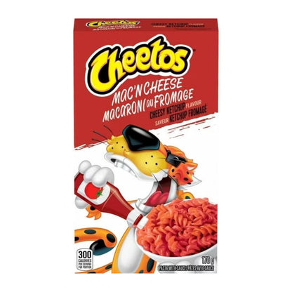 Cheetos Mac'n Cheese Cheesy Ketchup Flavour Pasta with Sauce, 170g/6 oz (Shipped from Canada)