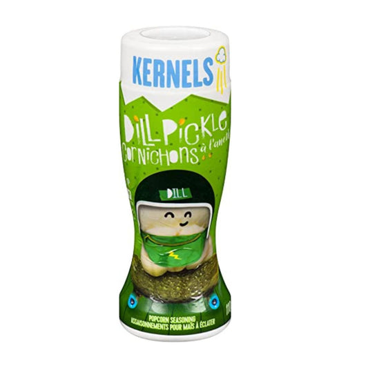 Kernels Dill Pickle Popcorn Seasoning, 110g/3.8oz (Shipped from Canada)