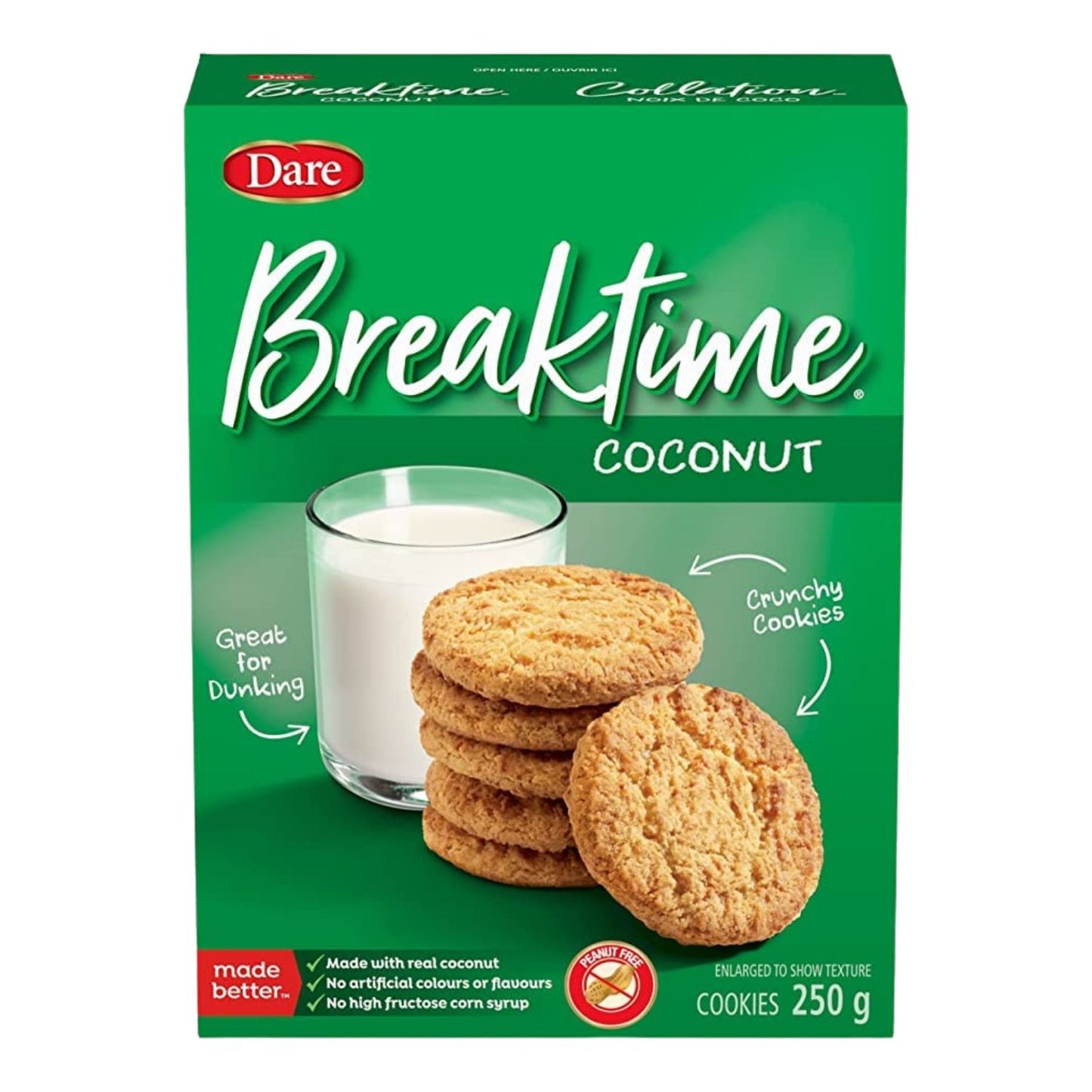 Breaktime Coconut Dare Cookies 250g/8.8oz (Shipped from Canada)