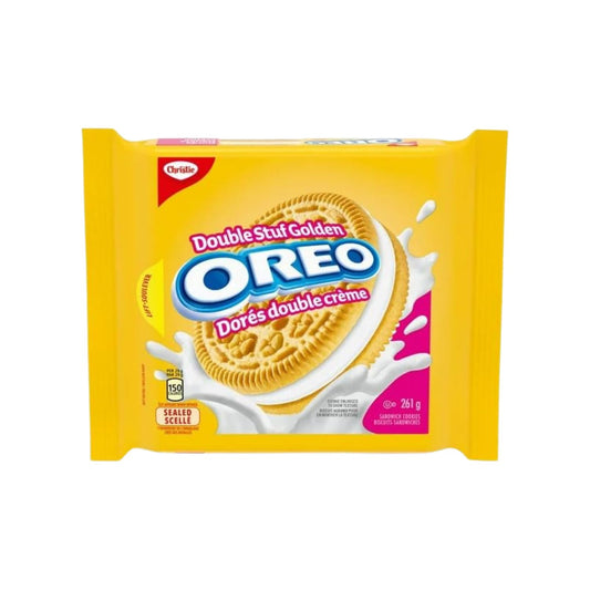 Oreo Double Stuf Golden Sandwich Cookies