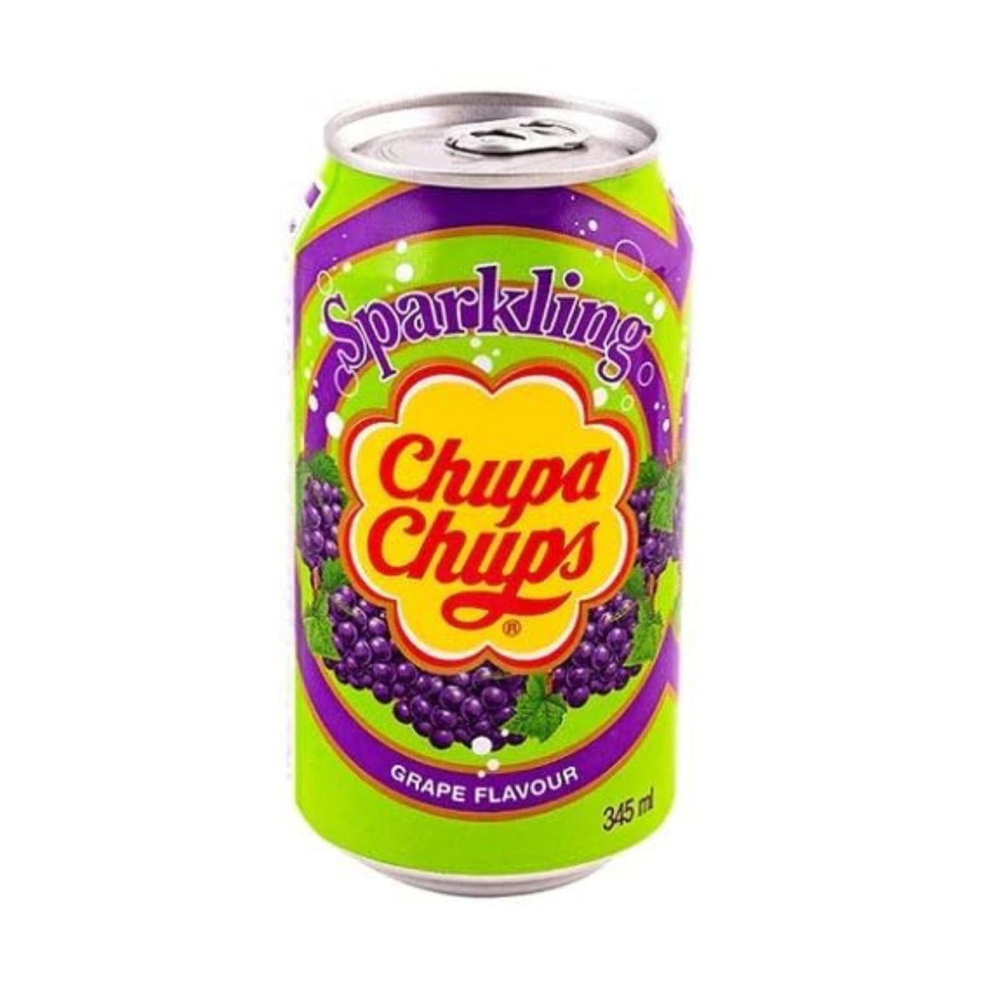 Chupachups Grape Sparkling Drink, 345ml/11.6 fl. oz. Korean Drink (Shipped from Canada)