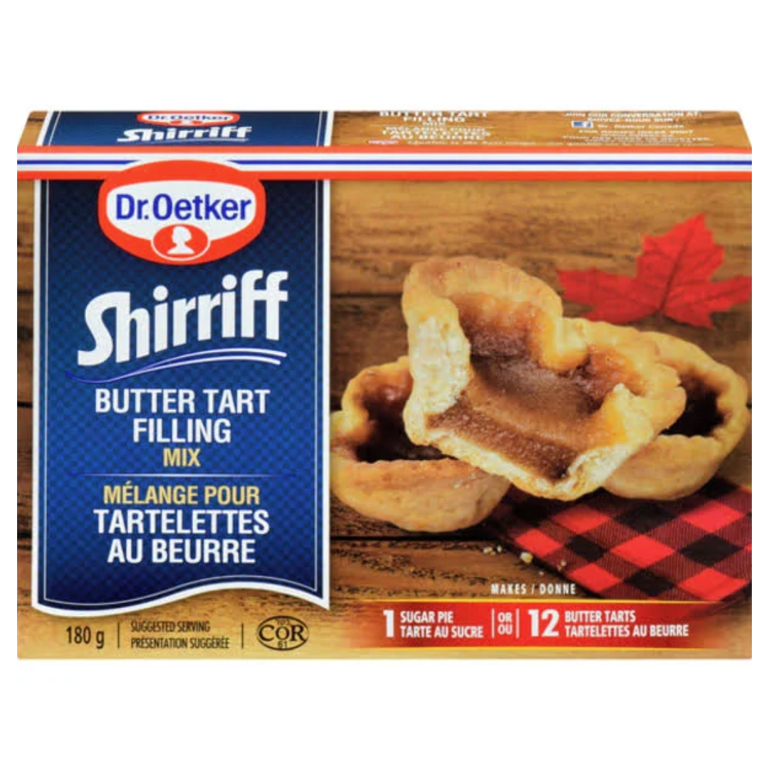 Dr. Oetker Shirriff Butter Tart Filling Mix, 180g/6.3oz (Shipped from Canada)