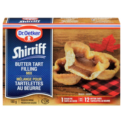 Dr. Oetker Shirriff Butter Tart Filling Mix, 180g/6.3oz (Shipped from Canada)