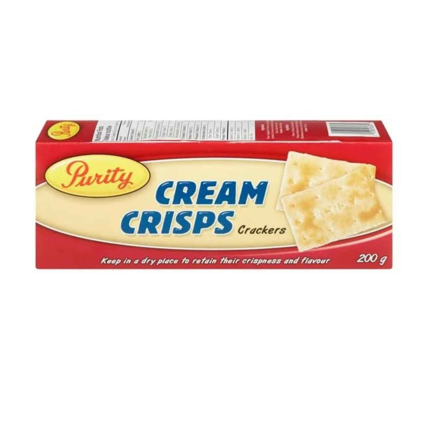 Purity Crackers Cream Crisp