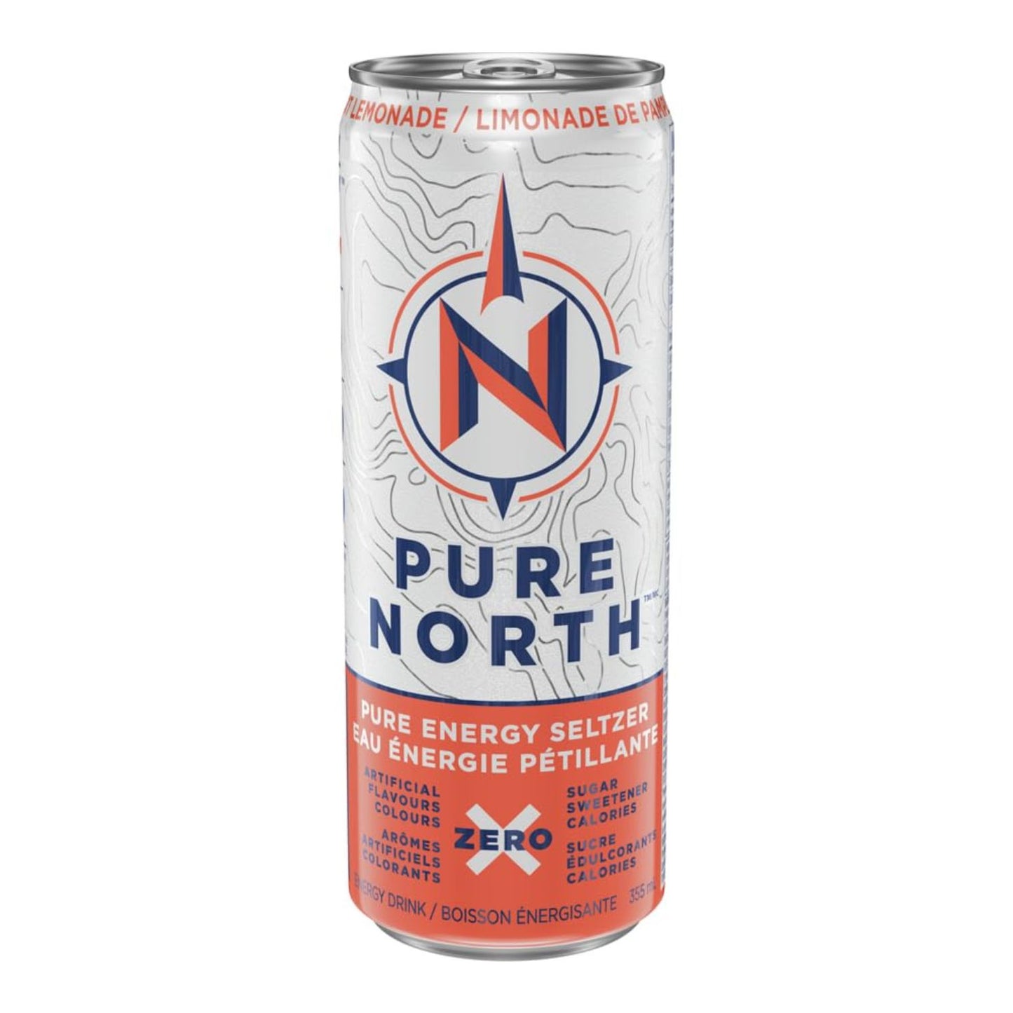 Pure North Grapefruit Lemonade Can, 355 mL/12 fl. oz (Shipped from Canada)