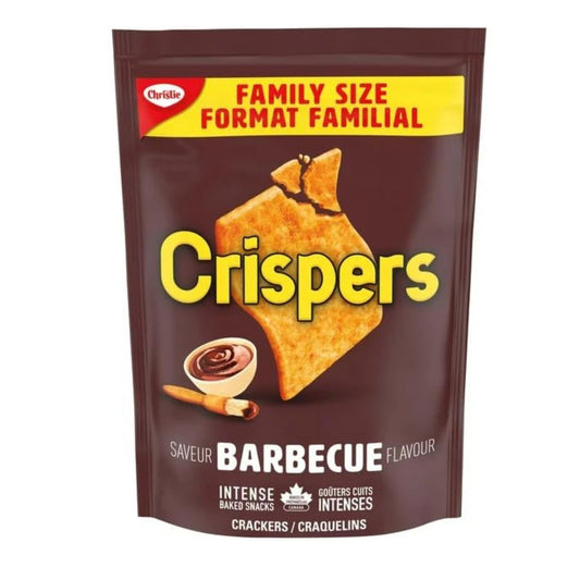 Christie Crispers Barbecue Flavour Family Size Salty Snacks, 240g/8.47 oz (Shipped from Canada)