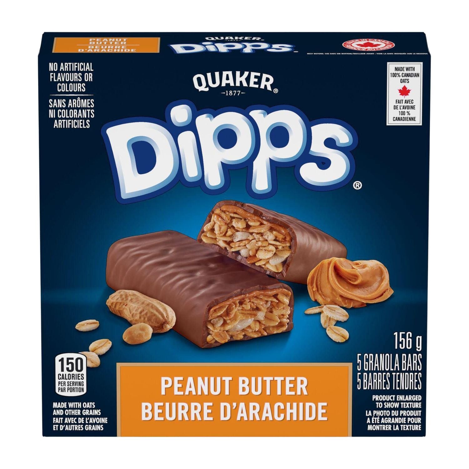 Quaker Dipps Peanut Butter Granola Bars 