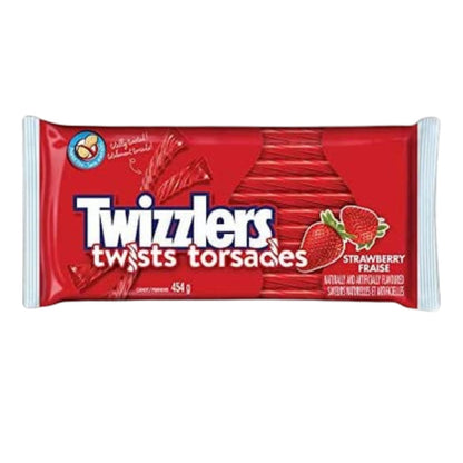 Twizzlers Strawberry Twists Licorice Party Pack 454g/16oz (Shipped from Canada)