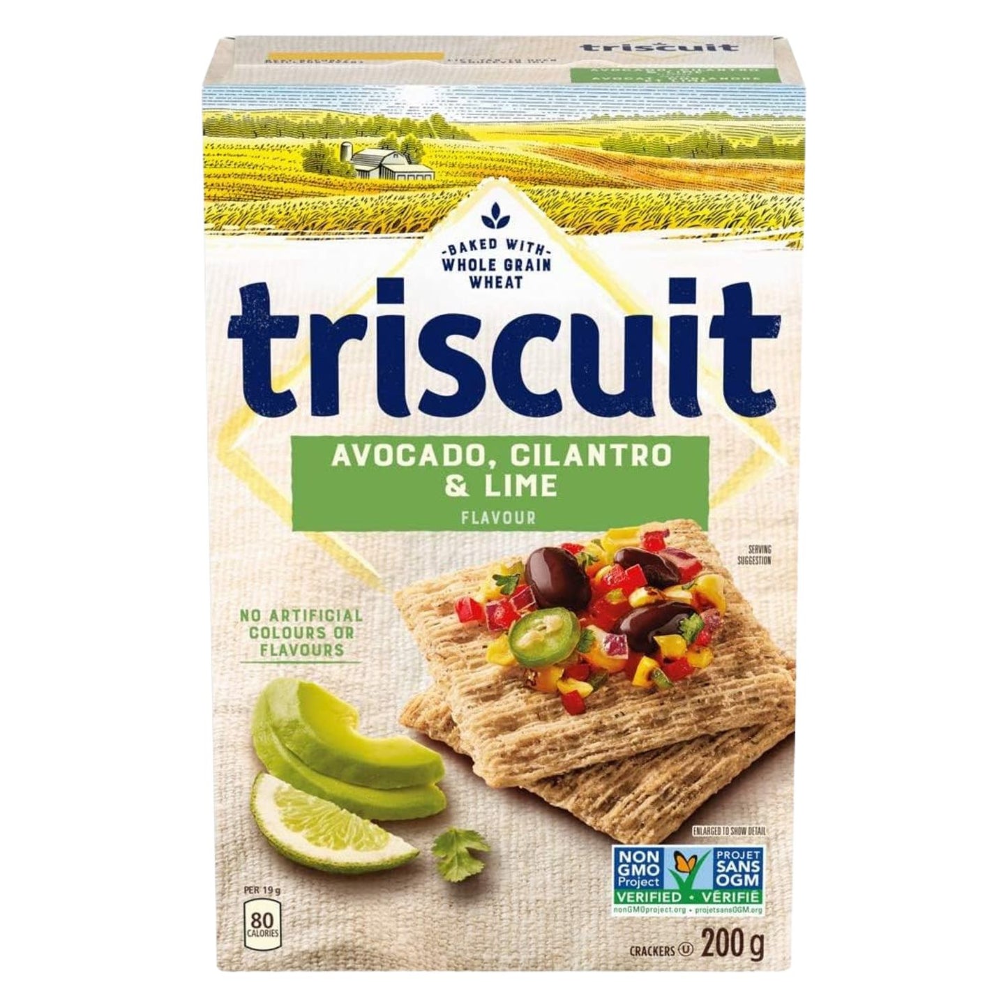 Triscuit Avocado, Cilantro & Lime Crackers 200g/7oz (Shipped from Canada)