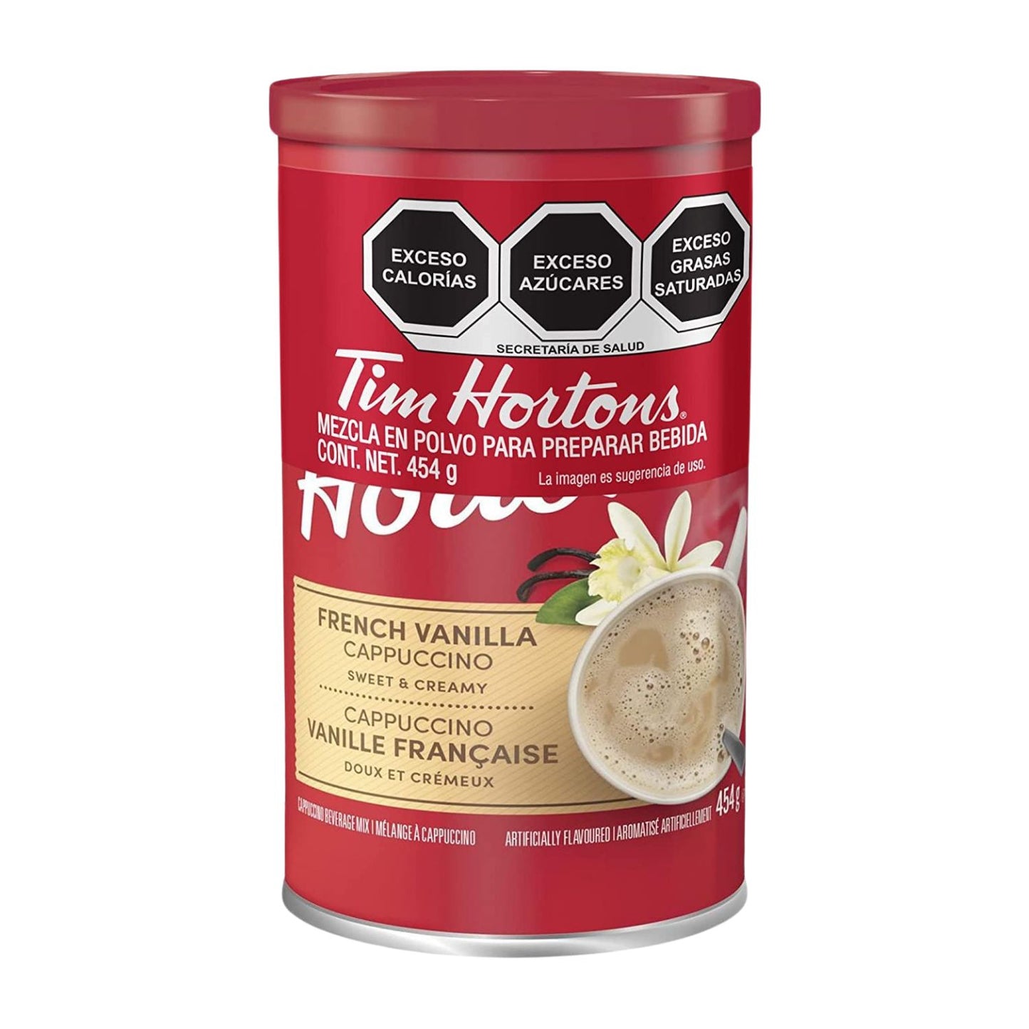 Tim Hortons French Vanilla Cappuccino Rich and Delicious 454g/16.01oz (Shipped from Canada)