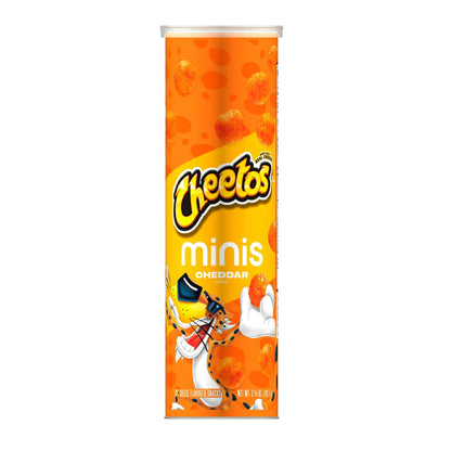 Cheetos Minis Cheddar Flavored Snack Chips Canister, 3.625 oz (Shipped from Canada)