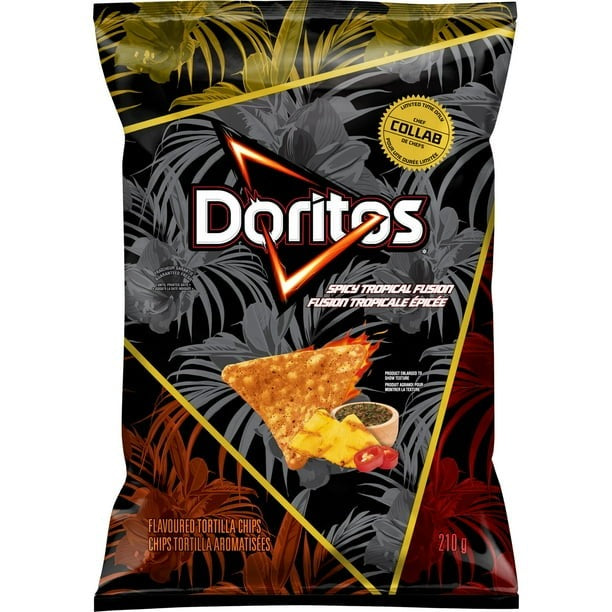 Doritos Spicy Tropical Fusion Flavoured Tortilla Chips, 210 g/7.4 oz (Shipped from Canada)