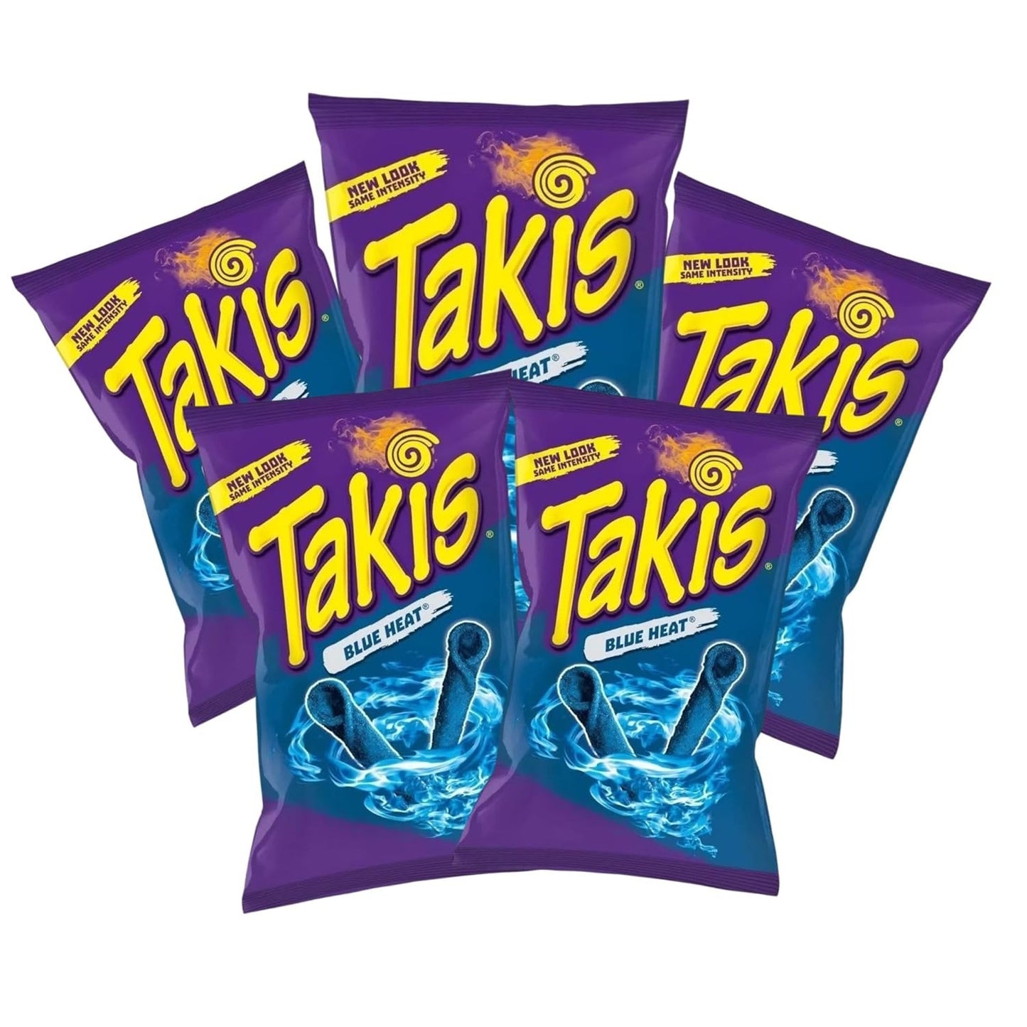 Takis Blue Heat Hot Chili Tortilla Chips, 260g/9.2oz (Shipped from Canada)