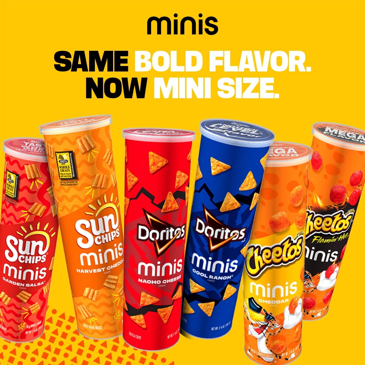 Sun chips Minis Harvest Cheddar Flavour Multigrain Snacks, Canister, Source of Fiber, 106g/3.7 oz (Shipped from Canada)