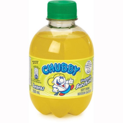 Chubby Pineapple Sunshine, Fruity Flavor, 250ml/8.5 fl. oz (Shipped from Canada) by Trendnsave