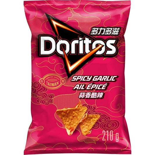 Doritos Spicy Garlic Flavoured Tortilla Chips - Flavours of Taiwan, 210 g/7.4 oz (Shipped from Canada)