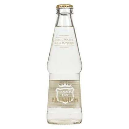 Canada Dry Craft Premium Tonic Glass Bottles 237ml/8 fl. oz (Shipped from Canada)