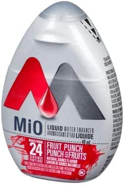 MiO Fruit Punch Liquid Water Enhancer, 48mL/1.6 fl. oz. (Shipped from Canada)