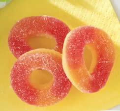 Great Value Gummy Peach Rings 475g/16.7oz (Shipped from Canada)