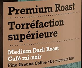 McCafe Medium Dark Premium Roast Ground Coffee, 1.36kg/47.9oz (Shipped from Canada)