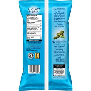 Quaker Crispy Minis Rice Chips Crunchy Dill 100g/3.53oz (Shipped from Canada)