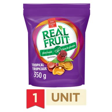 Dare RealFruit Gummies Tropical Flavor 350g/12.34oz (Shipped from Canada)