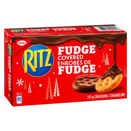 Ritz Limited Edition Holiday Fudge Covered Crackers 212g/7.4oz (Shipped from Canada)