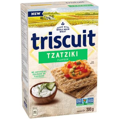 Triscuit Crackers Tzatziki Flavour 200g/7.1oz (Shipped from Canada)