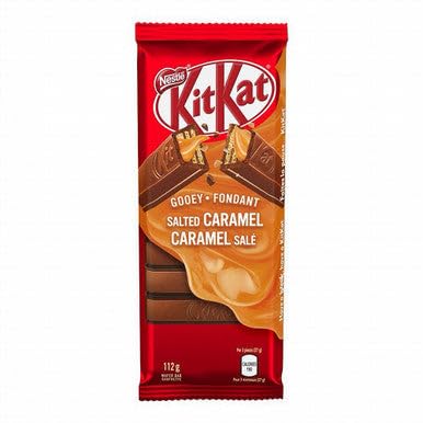 Kit Kat Gooey Salted Caramel Wafer Bar, 112g/3.9oz (Shipped from Canada)