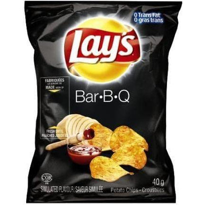 Lays Barbecue Potato Chips Snack Bag