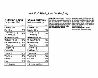 Great Value Arrowroot Cookies Nutrition Facts