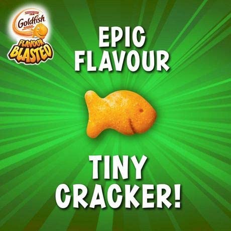 Goldfish Flavour Blasted Explosive Pizza Crackers 6