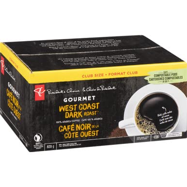 President's Choice Single Serve Keurig Pods Gourmet West Coast Dark Roast 825g/29.10oz (Shipped from Canada)