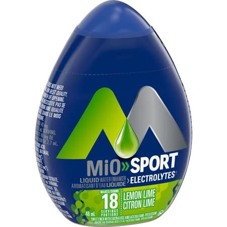 MiO Sport Lemon Lime Liquid Water Enhancer, 48ml/1.6oz (Shipped from Canada)