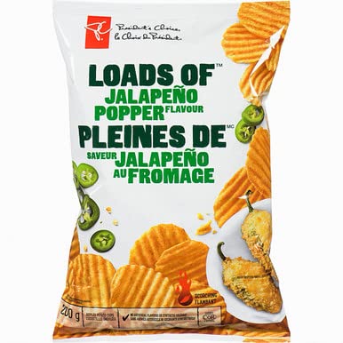 Presidents Choice Jalapeno Popper Potato Chips