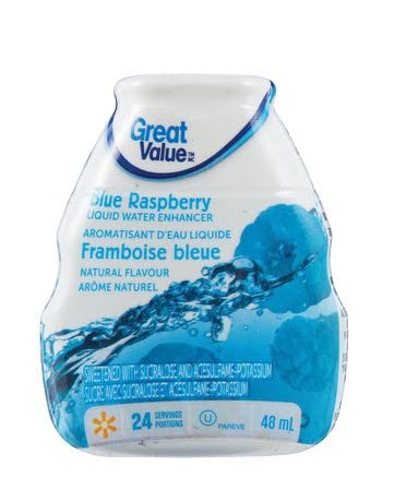 Great Value Blue Raspberry Liquid Water Enhancer 48ml/1.62oz (Shipped from Canada)