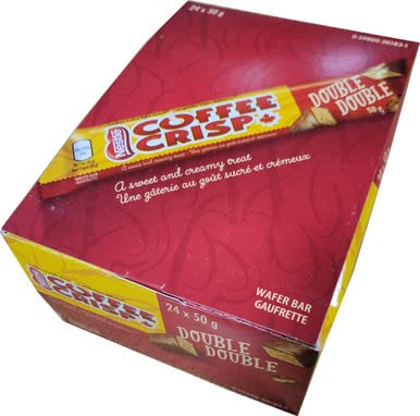 Coffee Crisp Double Double Chocolate Bars Case 24 X 50g/1.8oz (Shipped from Canada)