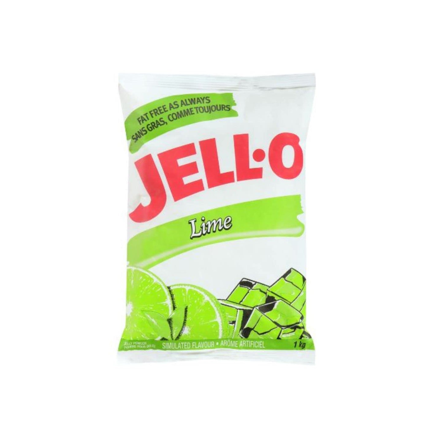 Jell-O Lime Jelly Powder Gelatin Mix 2