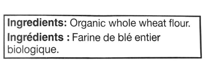 Organic President's Choice Whole Wheat Flour Ingredients