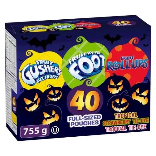 Betty Crocker Fruit Halloween Variety Pack 755g/26.63oz (Shipped from Canada)